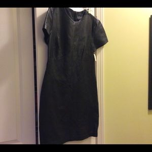 Leather dress